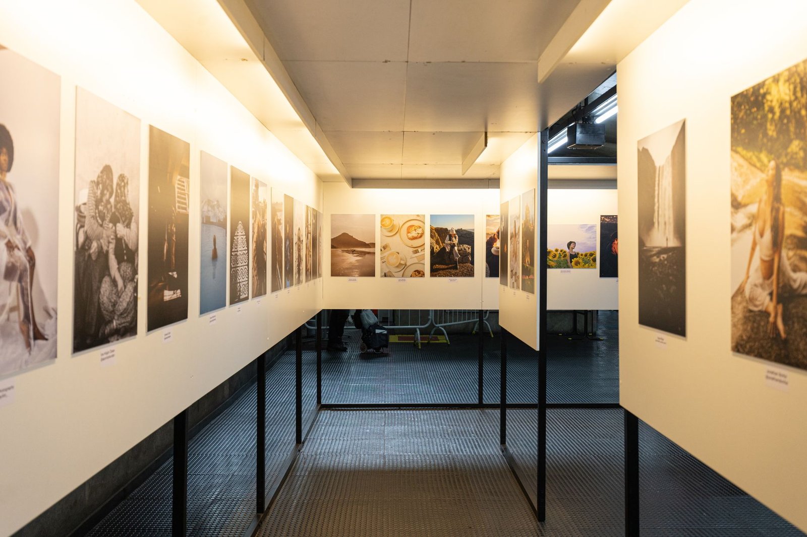 Photography exhibition display